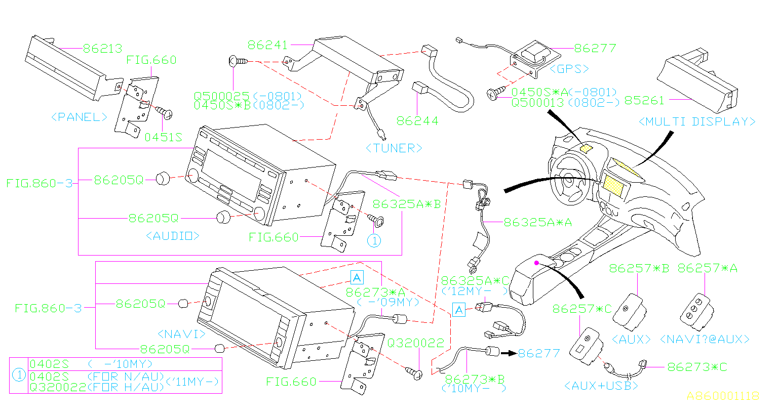 2014 Subaru Sti Radio Wiring Harness