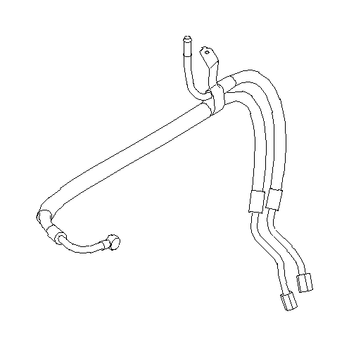 2009 Subaru Forester Power Steering Pressure Hose